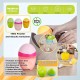 Adorable No-Spill Powder Formula Dispenser and Snack Cup with Swivel Lid 